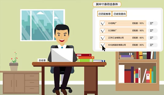 金博会撮合平台介绍MG动画_数字影片项目导览图1