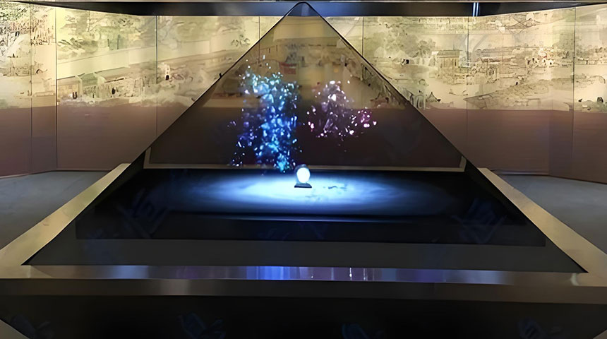 历史展馆全息投影设备
