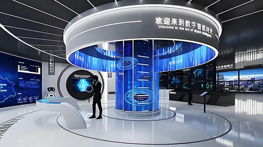 机器人展厅设计效果图