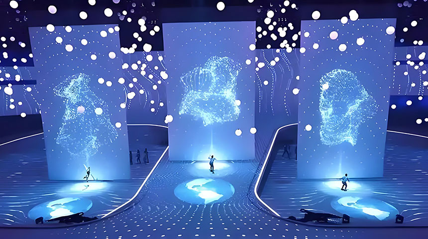 3d裸眼全息幻影成像