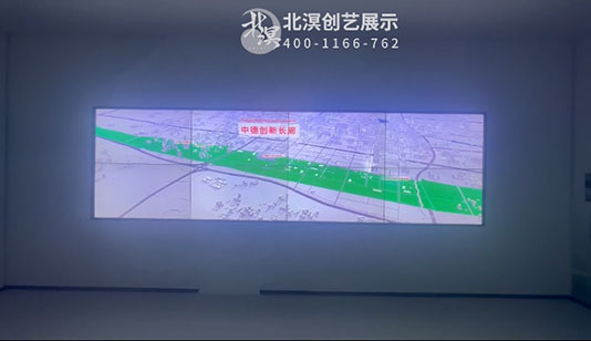 中德创新长廊介绍互动拼接屏_互动屏幕项目导览图1