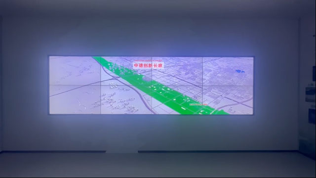 中德创新长廊介绍互动拼接屏
