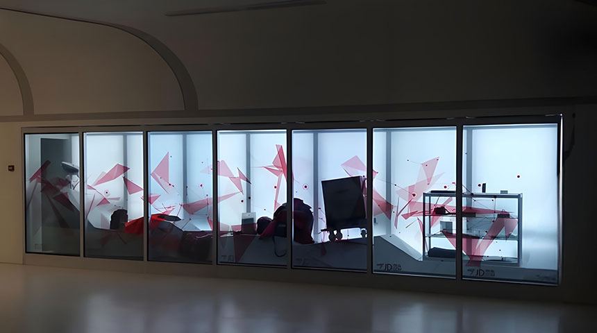 透明屏展厅效果