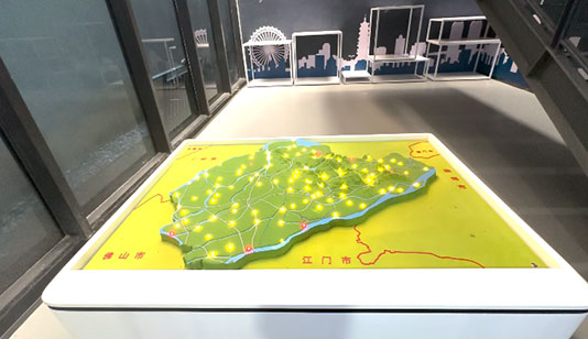 中山行政区域灯光沙盘_展厅多媒体项目导览图1