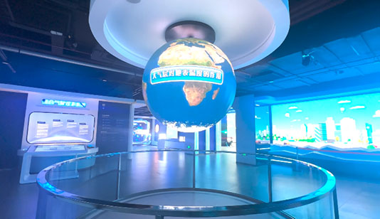 银河星空LED球形屏_展厅多媒体项目导览图1