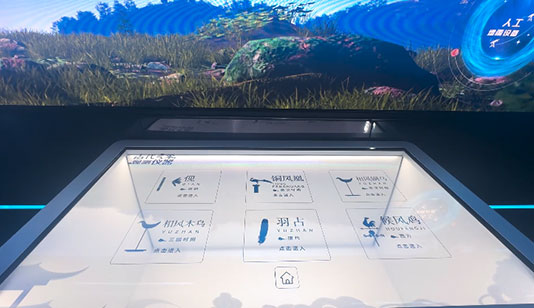 古代气象观测仪器触摸查询屏_互动屏幕项目导览图1