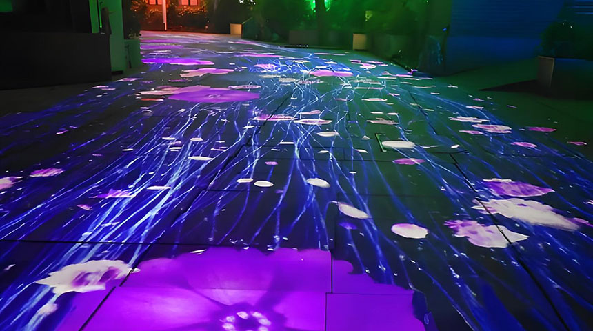 地面互动投影技术怎么实现的
