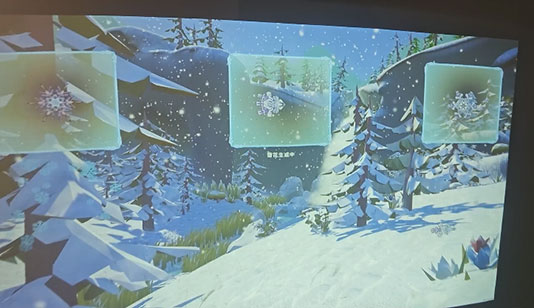 雪花的秘密 互动拼图游戏_展厅多媒体项目导览图1