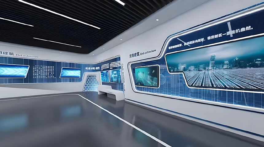 建筑公司企业展厅设计
