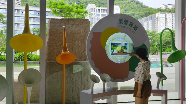 果香四溢—待解开香气的秘密 互动装置