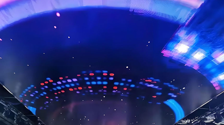 天幕投影效果图