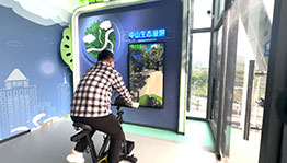 中山生态漫游虚拟骑行_展厅多媒体项目导览图2