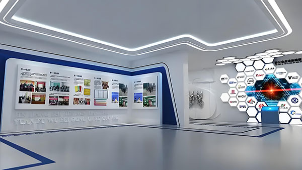 怎么设计科技感的企业展厅？