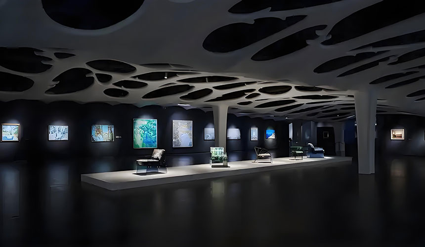 博物馆艺术视觉