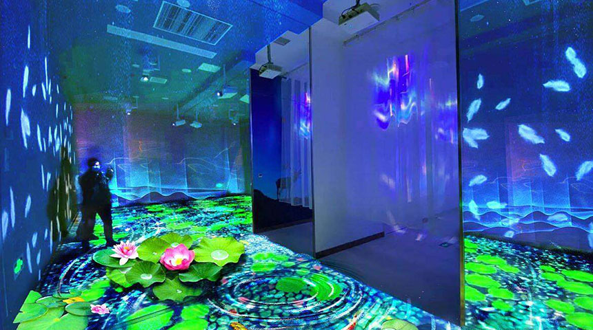 沉浸式全息投影展厅效果