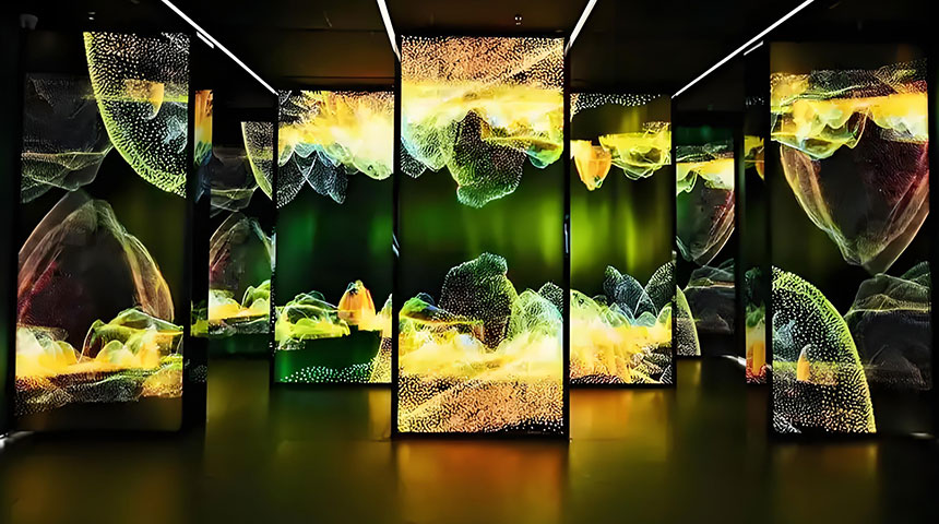 展厅艺术视觉装置