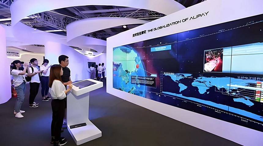 展厅大屏互动游戏