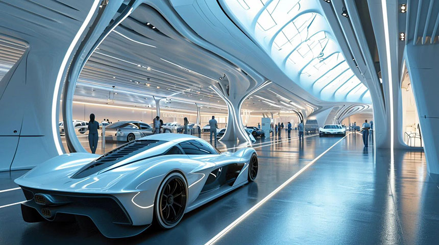 汽车展厅效果图样式