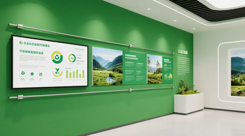 企业滑轨展厅设计