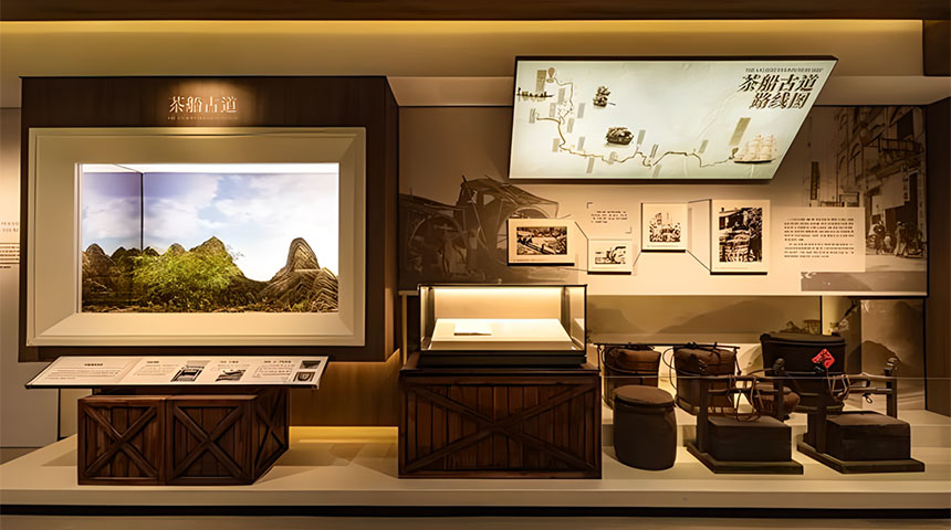 茶文化展馆方案效果图