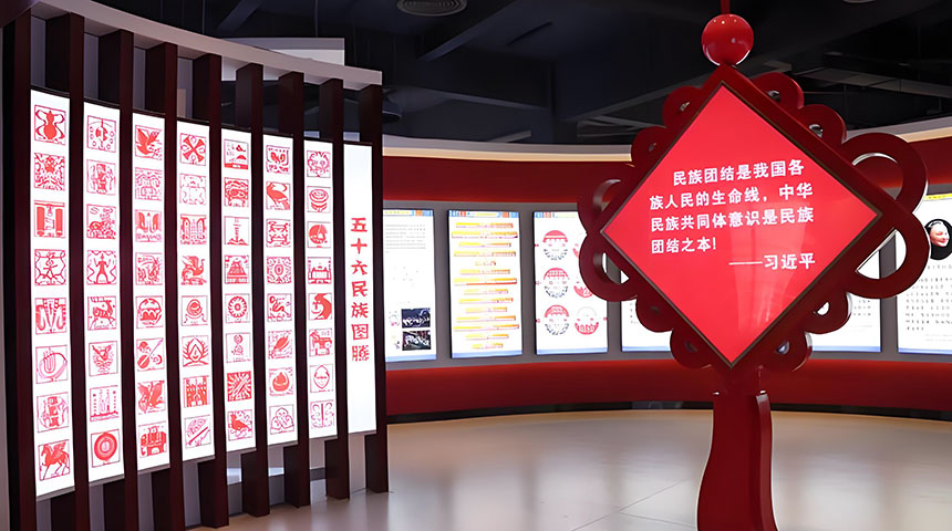 铸牢中华民族共同体展馆案例