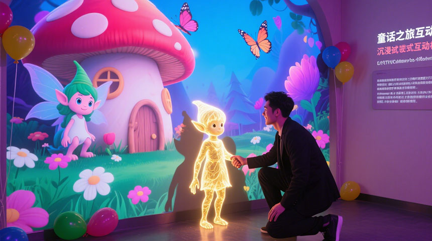 墙面互动投影制作