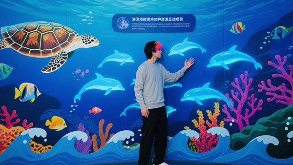 解析墙面互动投影的制作安装