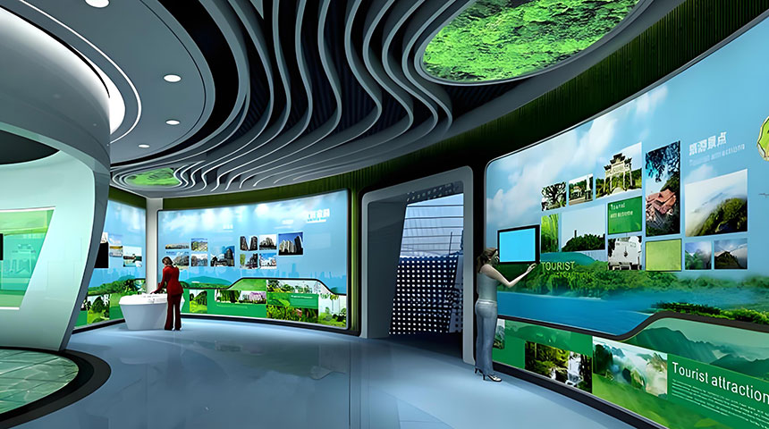 企业产业园展厅视频