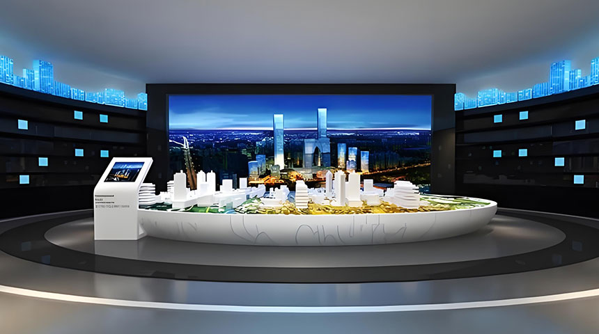 数字投影沙盘案例