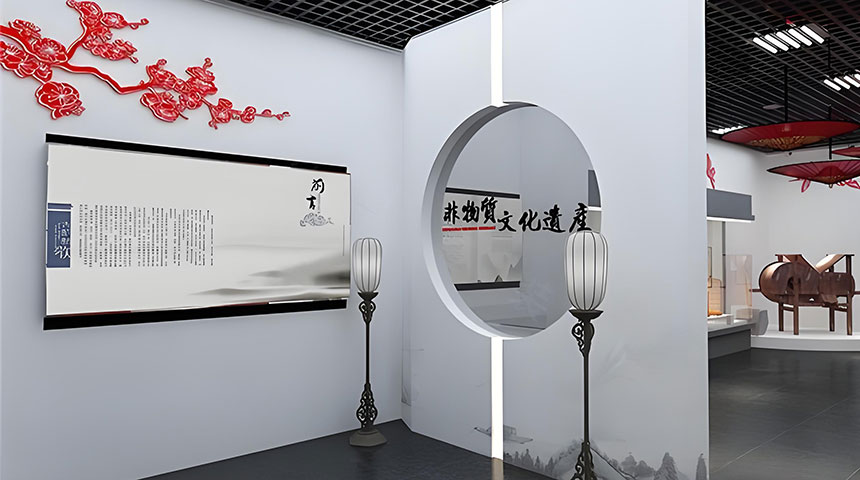 非遗剪纸展厅展馆