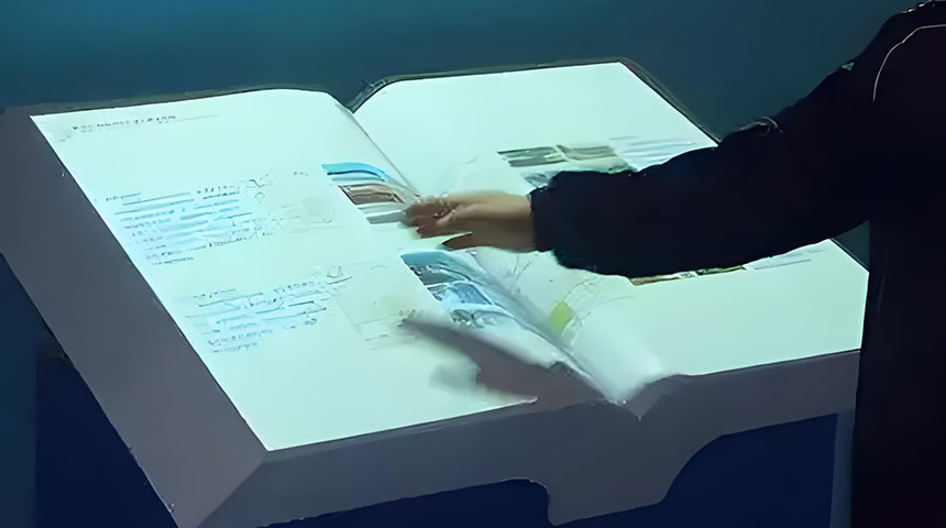 投影虚拟翻书制作