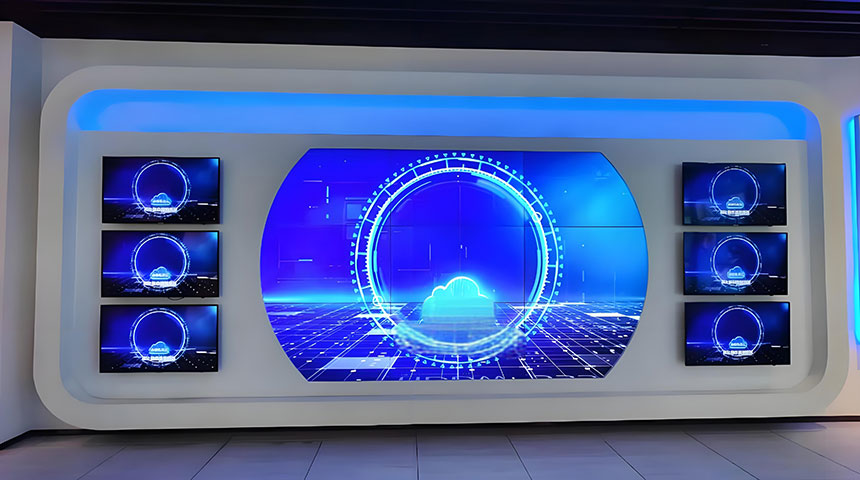 展厅拼接大屏互动