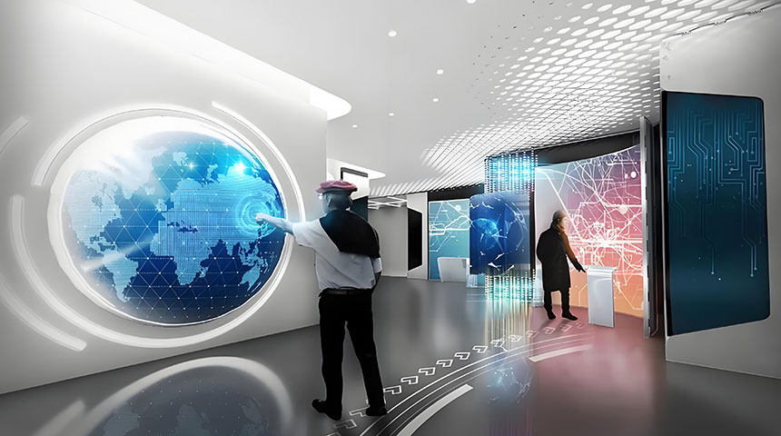 艺术展厅多媒体