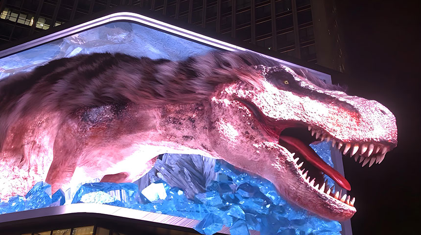 恐龙裸眼3d制作