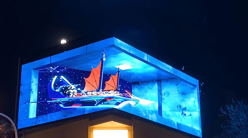 裸眼3d大屏制作