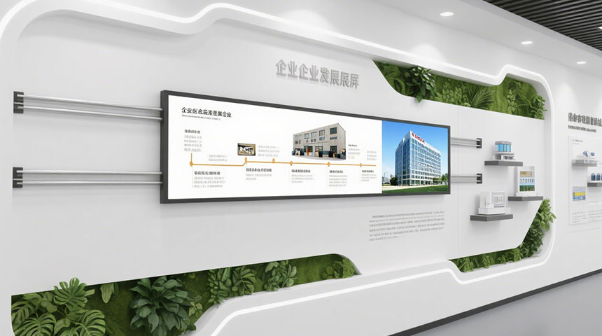 展馆展厅滑轨屏互动