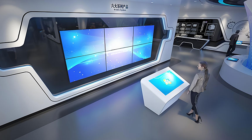 展厅双屏互动设备