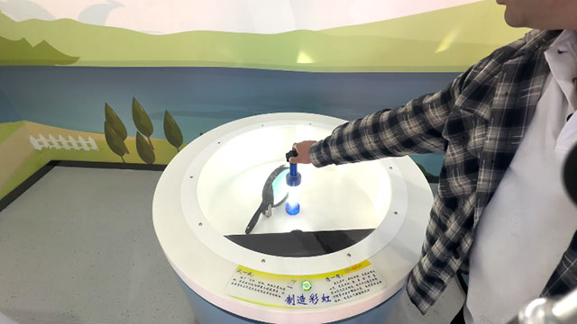 制造云朵彩虹互动装置