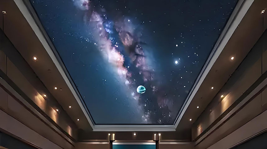 星空天幕投影实拍