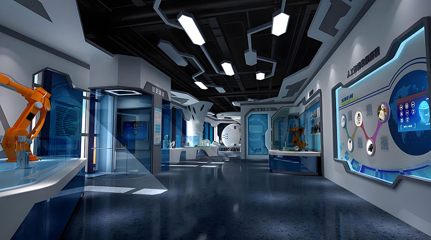 展厅互动多媒体装置