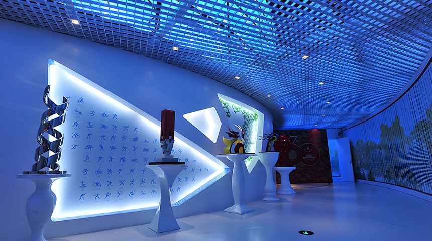 科技感交互大屏案例