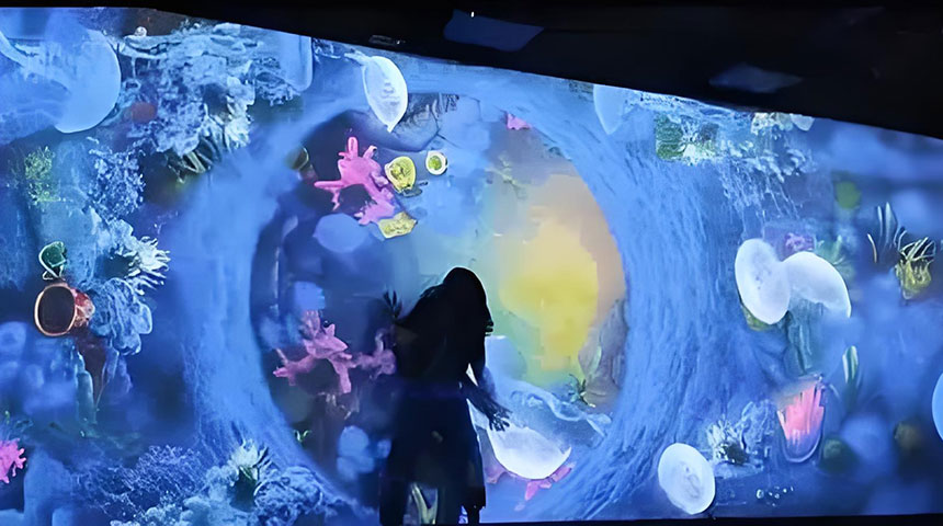 展厅互动投影装置