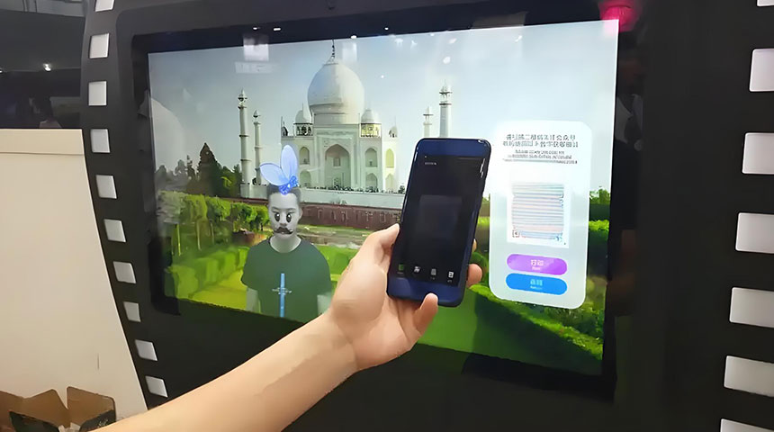 展厅互动拍照系统设备