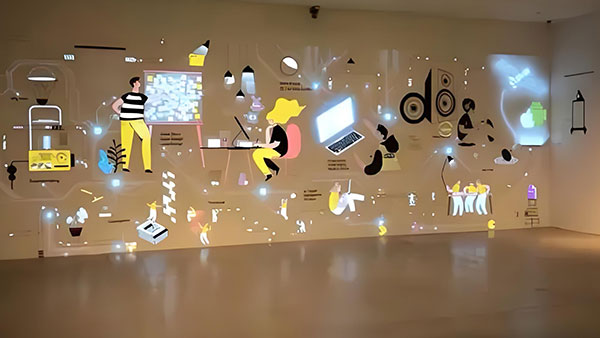 展厅霍格沃兹墙，点亮空间的魔法艺术