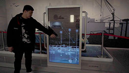 海洋工程船互动滑轨屏_互动屏幕项目导览图3