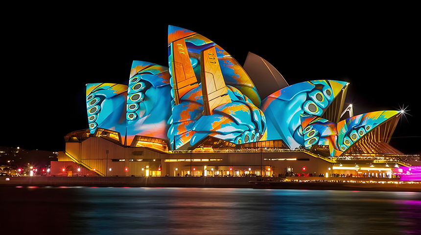 户外楼体mapping投影