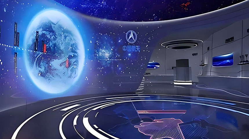 展厅全息屏软件