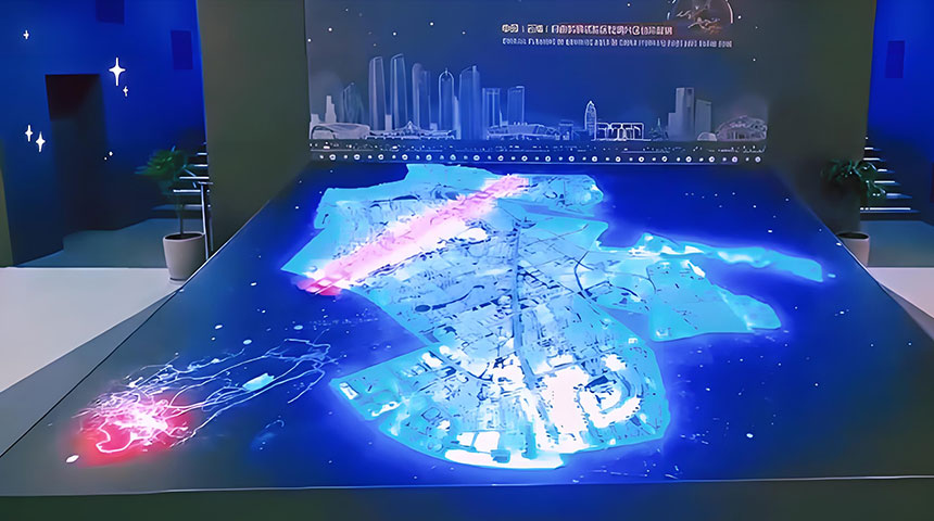 展厅投影沙盘系统