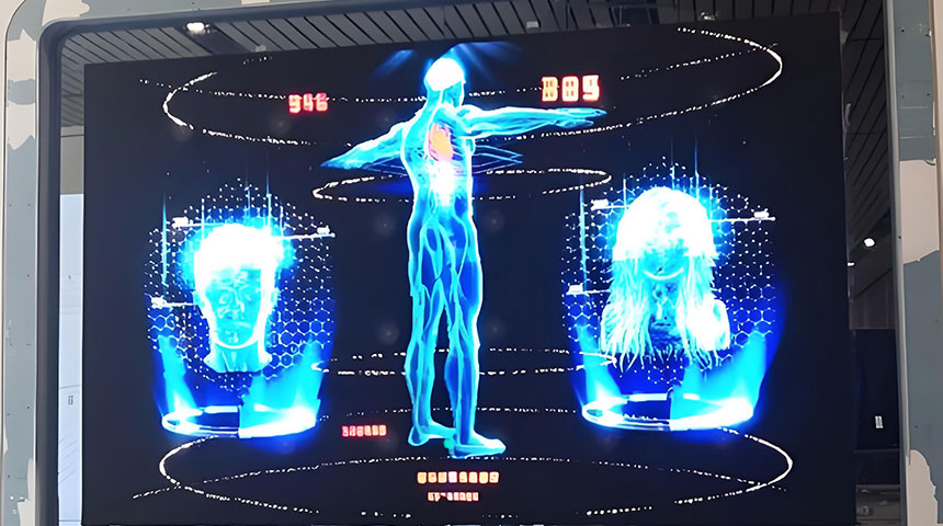 展厅全息扇屏制作