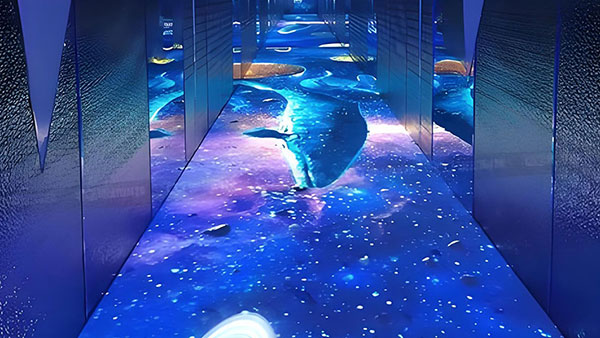 地面互动投影，用脚步“踩”出惊喜体验